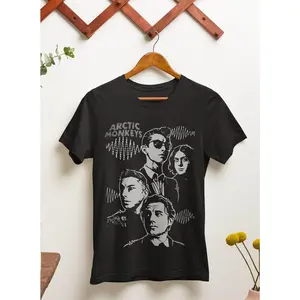 Arctic Monkeys T-Shirt - Music Shirt - Arctic Monkeys Merch - Unisex Cotton Tee -