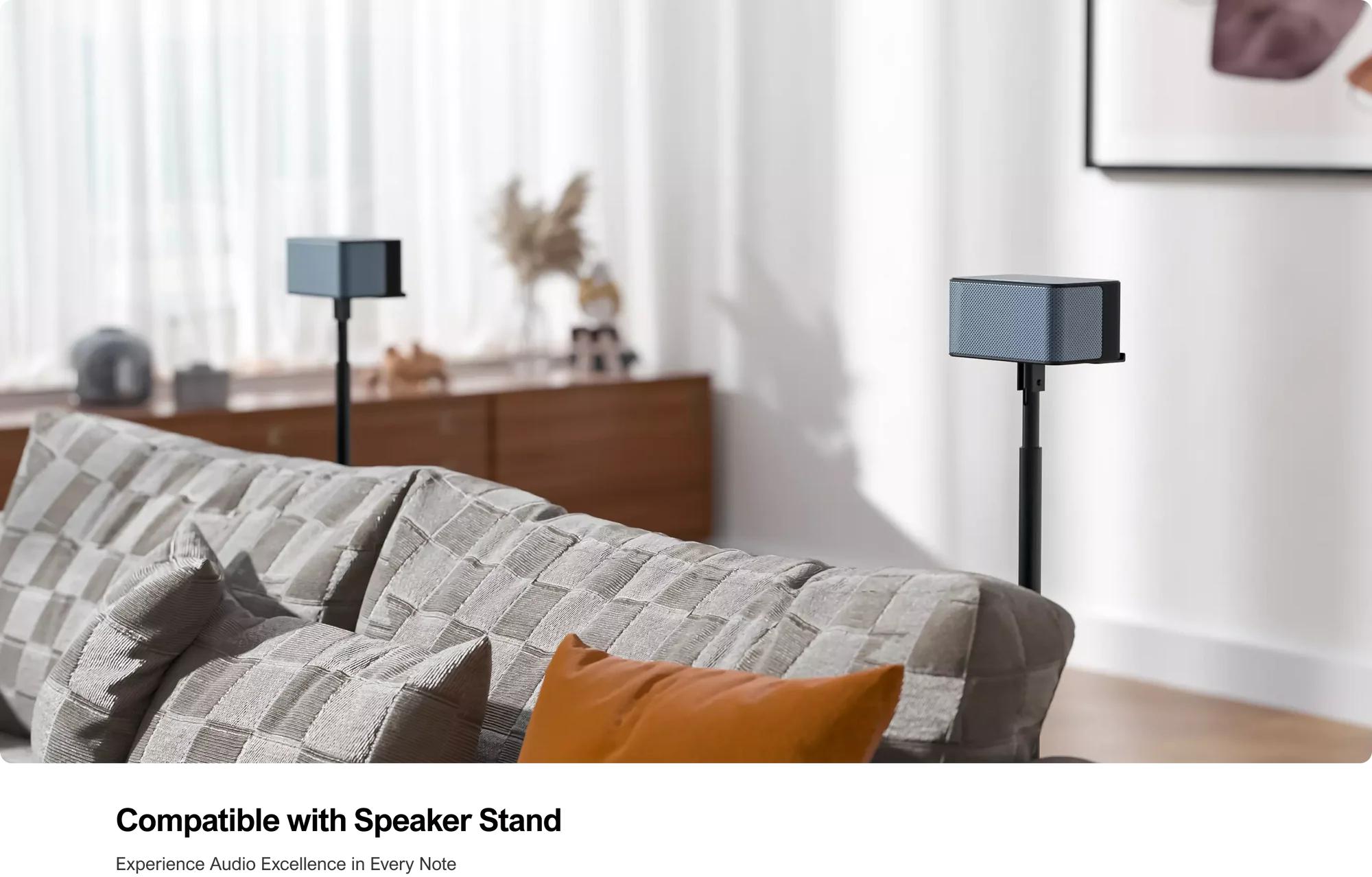 ULTIMEA 5.1ch Virtual Surround Soundbar with Subwoofer, 320W Home Theater Surround System with Adjustable Speakers & Subwoofer, TV Speaker Soundbar, Sound Bar for Smart TV, Bluetooth 5.3, App Control, Easy Setup, Poseidon D50 Audio