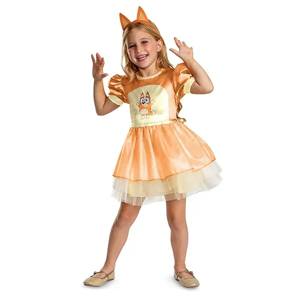 Toddler Girl's Bluey Bingo Costume Dress