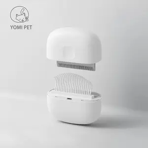 YOMI Pet Comfort Massage 2-in-1 Portable Comb Undercoat Rake & Deshedding Tool for Dogs Cats Dematting Comb for Long Hair Pets Grooming Brush to Clear Mats Tangles Reduce Shedding by 95%