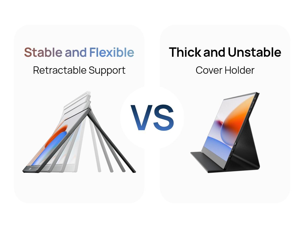 ARZOPA Portable Monitor 16.1"/17.3" FHD 1080P 60Hz/144Hz Laptop Screen Extender for PC Mac Xbox Switch PS5 iPhone IPS Display Computer Display HDR External Screen Game Workfromhome