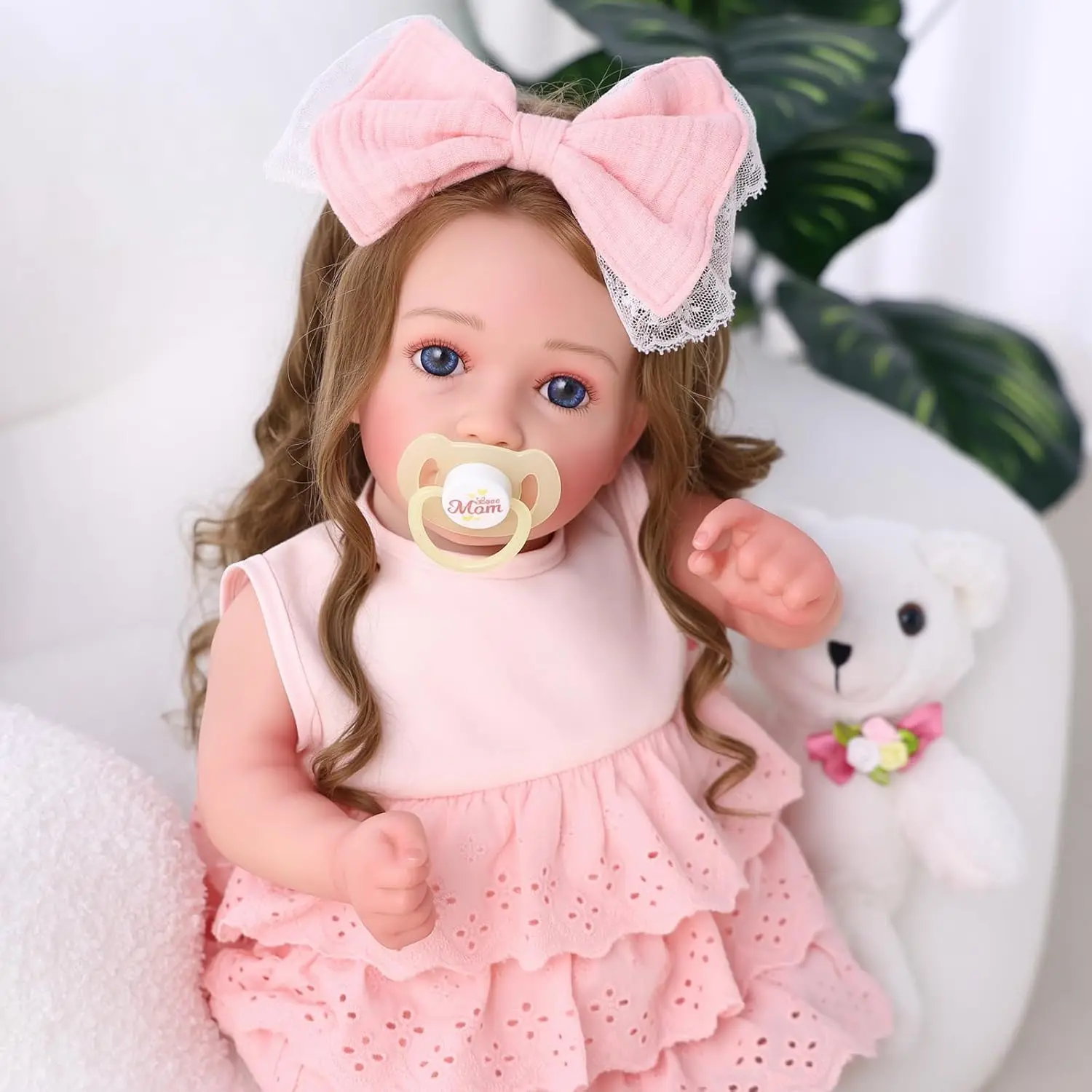 #backtoschool BABESIDE 20" Reborn Doll 8 Piece Set with Cloth Body & Vinyl Includes Gift Box Feeding Accessories Christmas New Year Birthday Gift