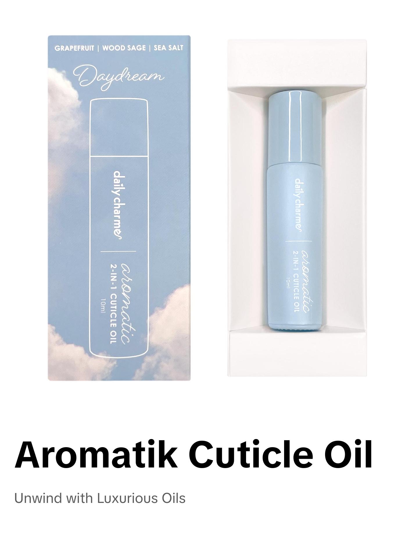 Daily Charme Aromatic 2-in-1 Cuticle Oil Roller / Daydream