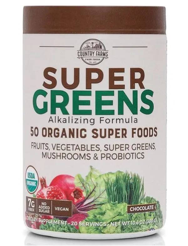 Country Farms Super Greens Flavor, 50 Organic Super Foods