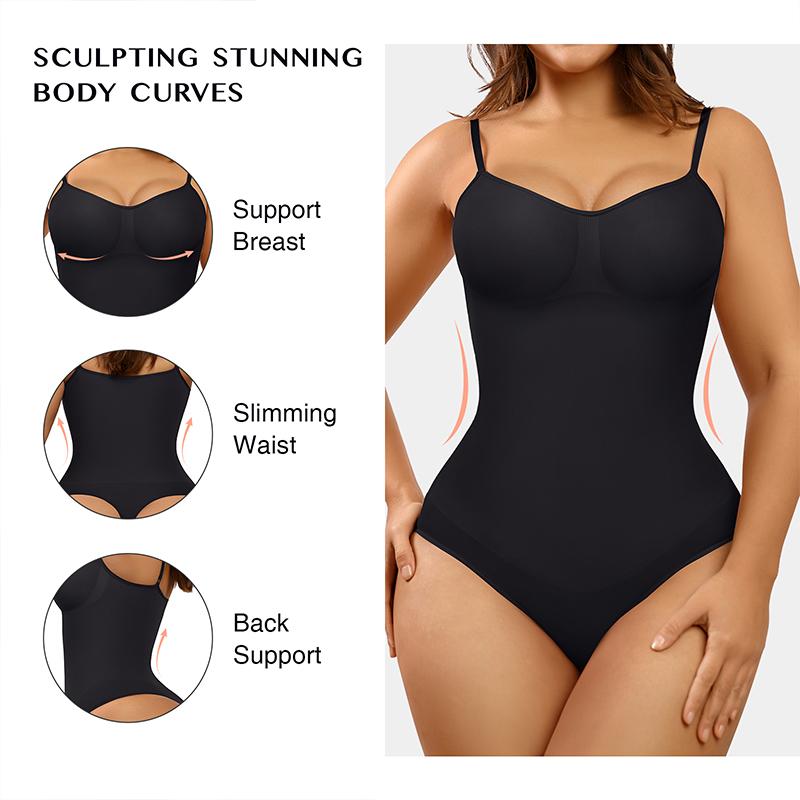 FeelinGirl Seamless Covered Bust Jumpsuit Thong Bodysuit Fit Womenswear Comfort Shapewear Basic 5 Breathable Hip Springtok FeelinGirl Seamless Covered Bust Jumpsuit Thong Bodysuit Fit Womenswear Comfort Shapewear Basic 5 Breathable Hip Springtok