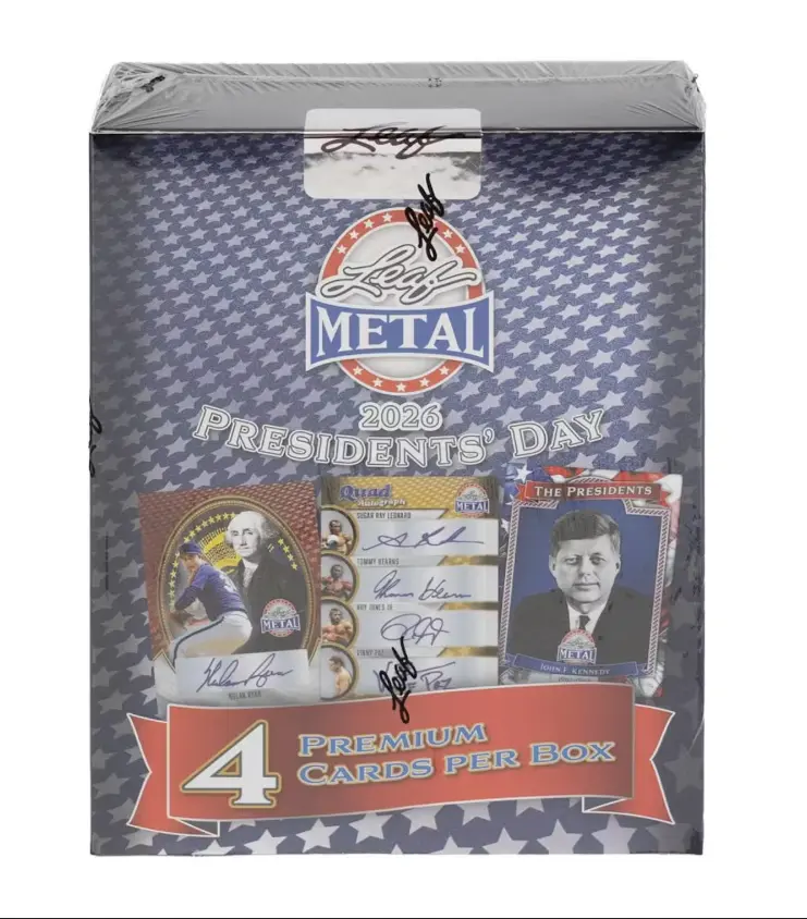 2026 Leaf Presidents' Day Hobby Box 