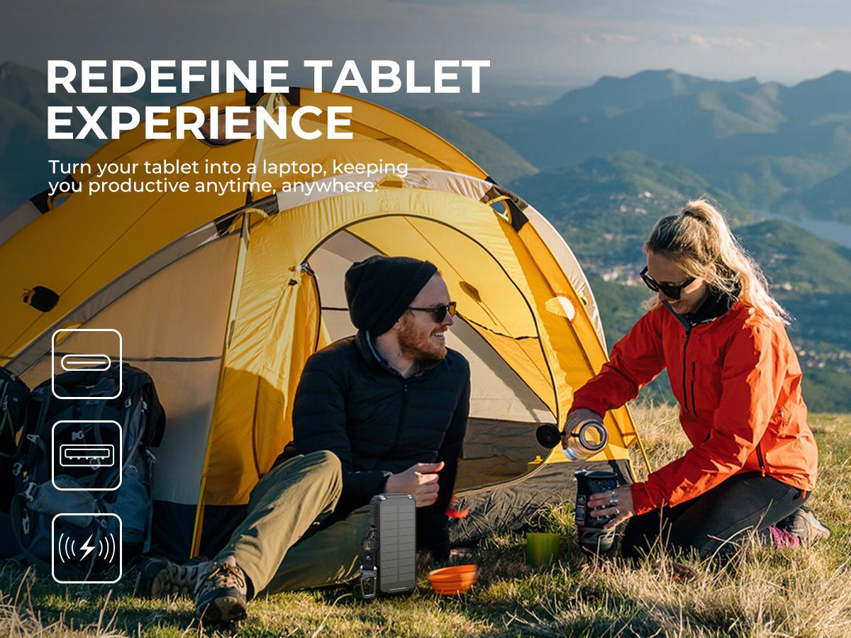 Dexnor 27,000mAh Solar Power Bank Portable Charger, Fast Charging External Battery Pack with LED Flashlight, 3 Ports & Wireless Charging for Phone, Tablets, Laptops for Camping, Travel & Emergency Dexnor 27,000mAh Solar Power Bank Portable Charger, Fast Charging External Battery Pack with LED Flashlight, 3 Ports & Wireless Charging for Phone, Tablets, Laptops for Camping, Travel & Emergency