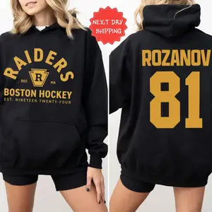 Heated Rivalry Boston 81 Hoodie - Hollander & Rozanov LGBT Love Hooded Sweatshirt – Hockey Romance Movie Fan Merch Gift, Aesthetic Top Booktok Bookish Reader Lover Cute Shirt Clothes Gift for Girl Women Daughter Her