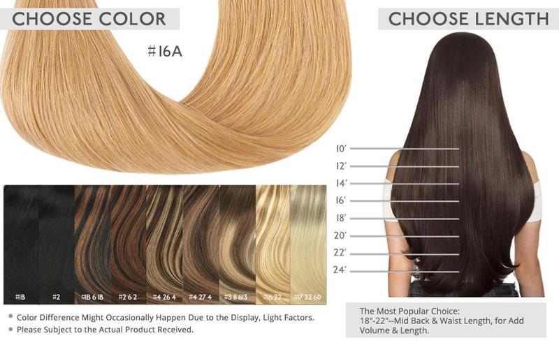 WENNALIFE 20pcs Tape in Hair Extensions Human Hair 30g to 60g 14-26 inch Remy Invisible Tape Ins Straight