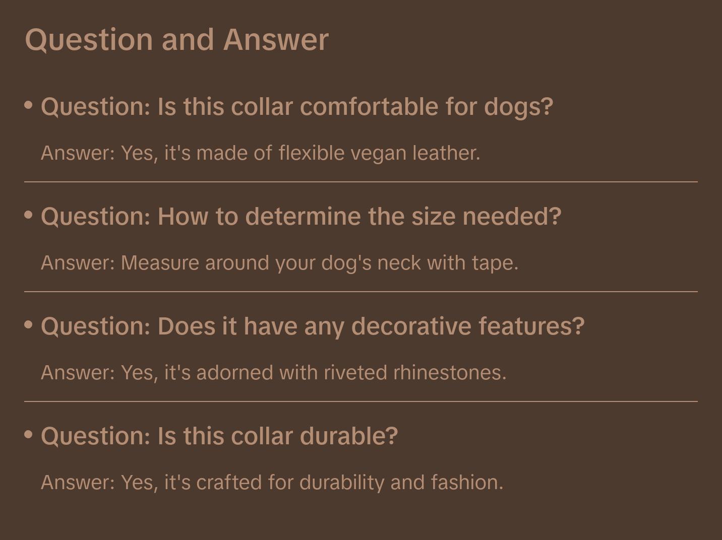 Baby Pink Dog Collar