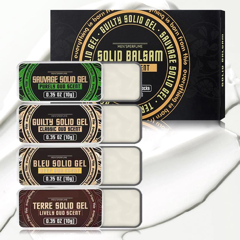 4PCS Men's Solid Cologne,Men's Perfume,SolidPerfume,Unique Fragrance, Lasting Fragrance, EasyTo Carry And Travel,Suitable For Birthday AndImportant Holiday Gifts, Valentine's Day gift