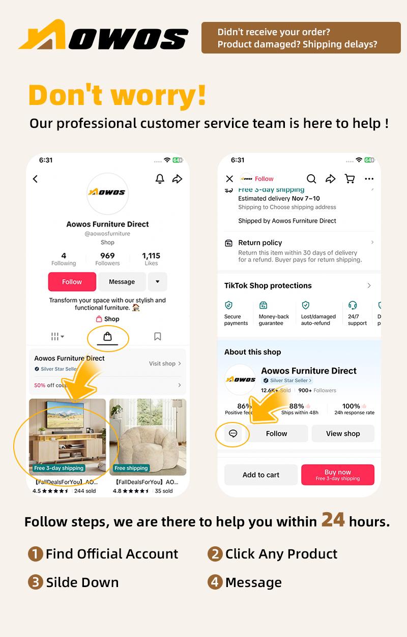 Aowos Fluted Nightstands for Bedroom, Modern Bedside Table with 3 Drawers & Charging Station, Fluted Panel End Tables for Bedroom & Living Room, Bedside Cabinet with USB Ports, Nightstand with Storage, Apartment Nightstand, Kids Bedside Table,