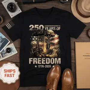 250th Anniversary of The United States Shirt, USA Independance Day T shirt, Semiquincentennial 1776 2026, American Flag Patriots Gifts Casual Daily Wear Tee For Men & Women, Apparel Made In The USA
