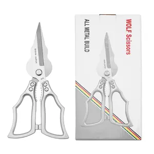 [March Must-Have] Multi-Purpose Kitchen Shears—Stainless steel construction, sharp gourd-shaped meat and bone shears, dishwasher safe, poultry shears specifically designed for chicken and turkey bones—the perfect holiday gift!