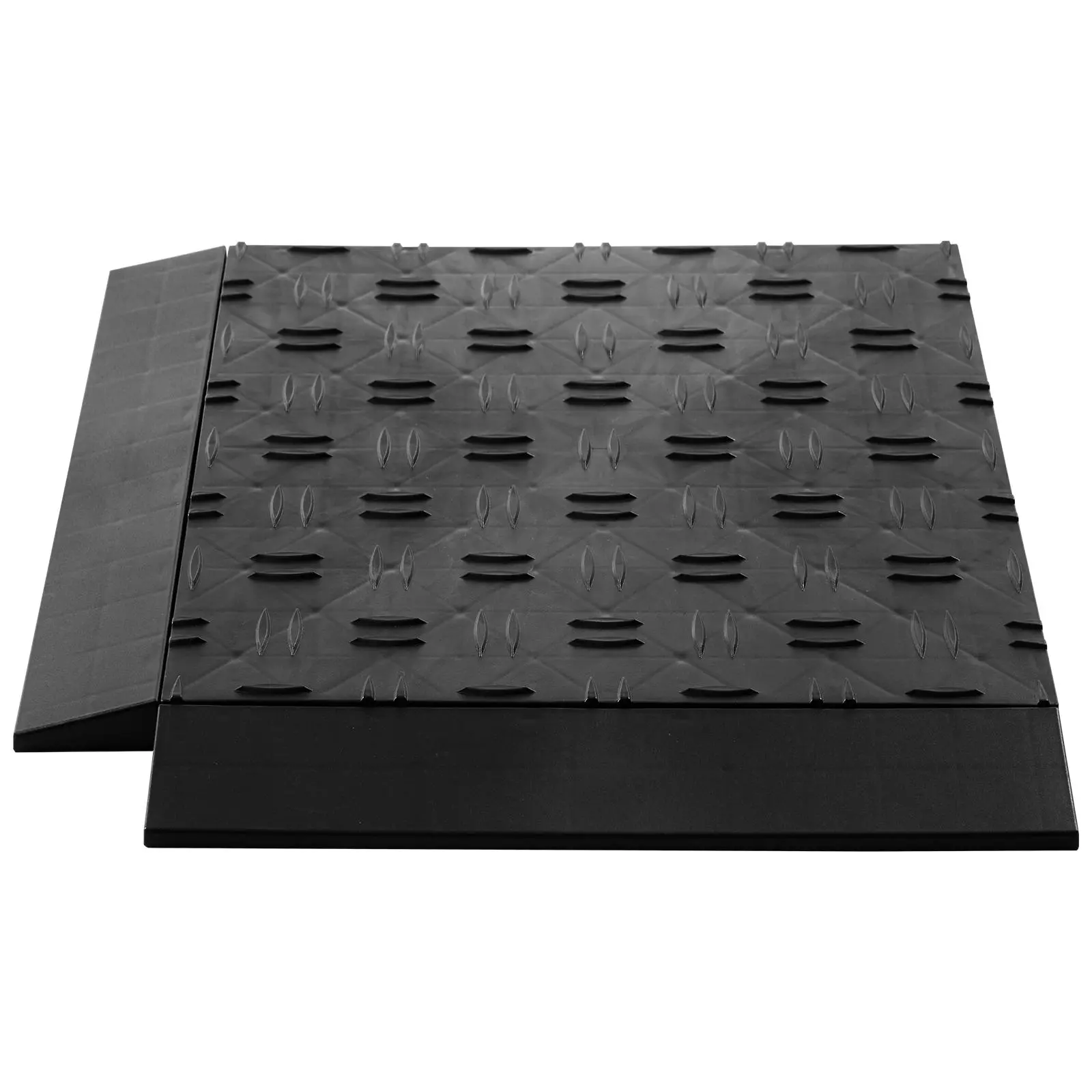 【SummerFinds】VEVOR Male Garage Floors Transition Edge Kit, 15 PCS Sturdy PP Interlocking Modular Garage Floor Edging Slip-resistant, Easy Assembly Compatible Only With VEVOR Upgraded 6-Lock Garage Mats, Black