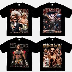 UFC Champions Vintage 100% Cotton Graphic tee, Graphic t-shirts, oversized t Shirt – The Notorious Gift, Gift for fan, Charles Oliveira, Adesanya, Tony Ferguson, Khabib Numargomedov, Islam Makhachev, Khamzat, Shavkat, Conor McGregor