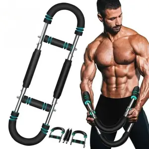 Adjustable Spring Resistance Arm Chest Exerciser Detachable Portable Grip Strength Trainer for Outdoor