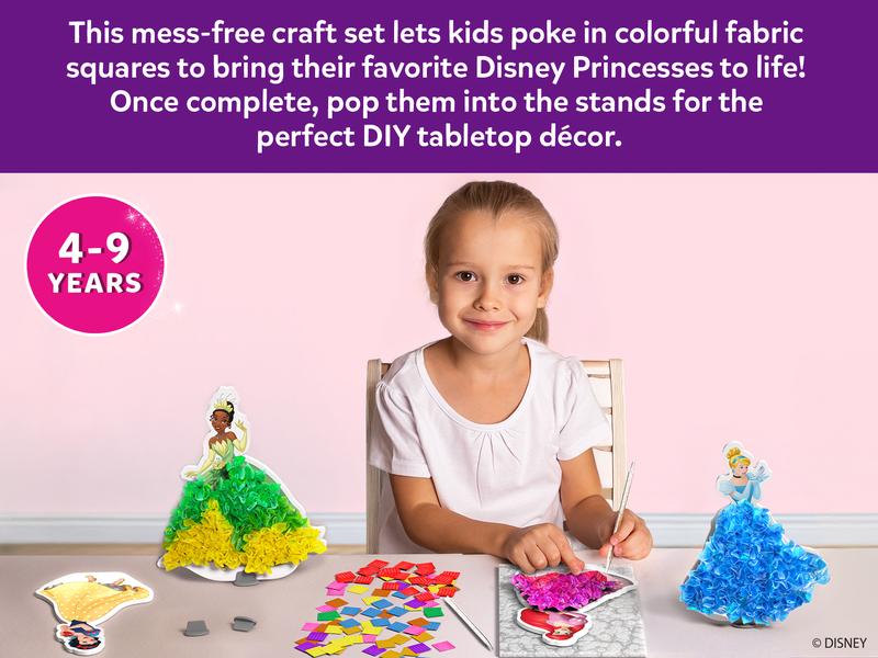 Skillmatics Poke-in Art - Mess-Free Fun for Kids, DIY Wood Craft Kits, Creative Christmas Gifts for Girls Ages 4 to 9