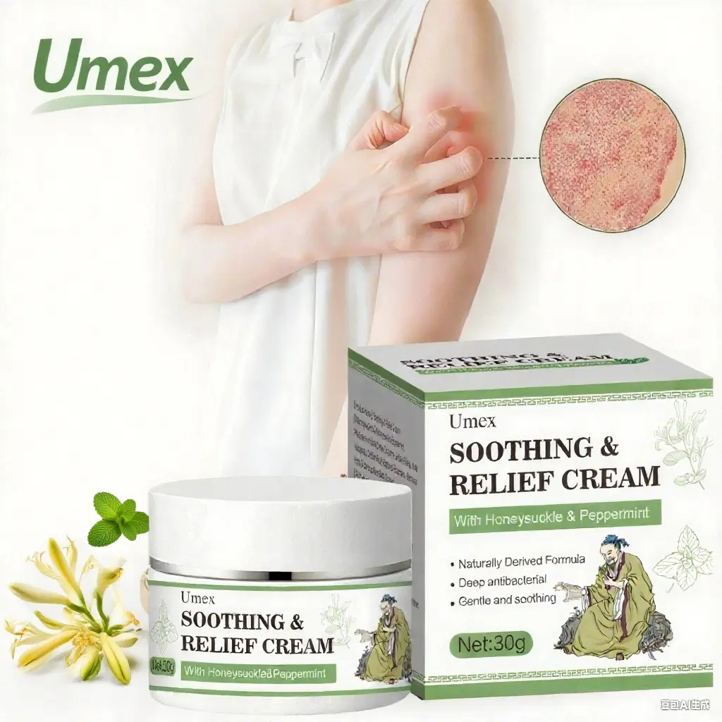 Umex All-Natural Plant-Based Herbal Relief Body Care Moisturizer - Soothing, Hydrating Cream for Eczema Relief, Psoriasis, Dry & Sensitive Skin | Ancient Botanical Formula for Daily Family Use,back to school