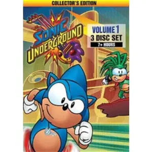 Sonic Underground: Volume 1  [DVD Video Disc] 3 Pack