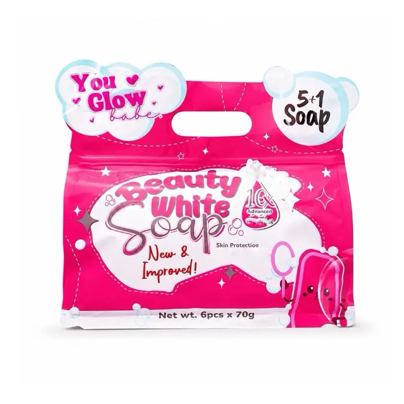 6 Bars You Glow Babe Beauty Soap with Sea Buckthorn 70g Cleanser