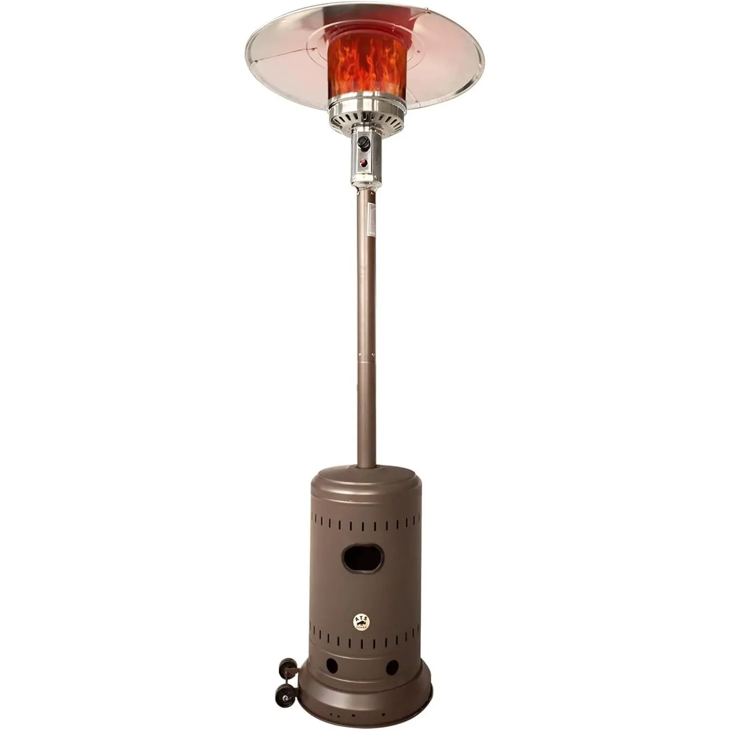 46,000 BTU Outdoor Propane Patio Heater with Wheels 46,000 BTU Outdoor Propane Patio Heater with Wheels