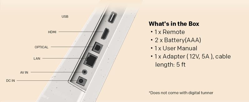 Skyworth 24-Inch Portable TV - 1080P FHD Smart Google TV Matte Screen HDR10 Dolby Audio LED Bluetooth Chromecast Google with High-Performance Battery & Voice Control