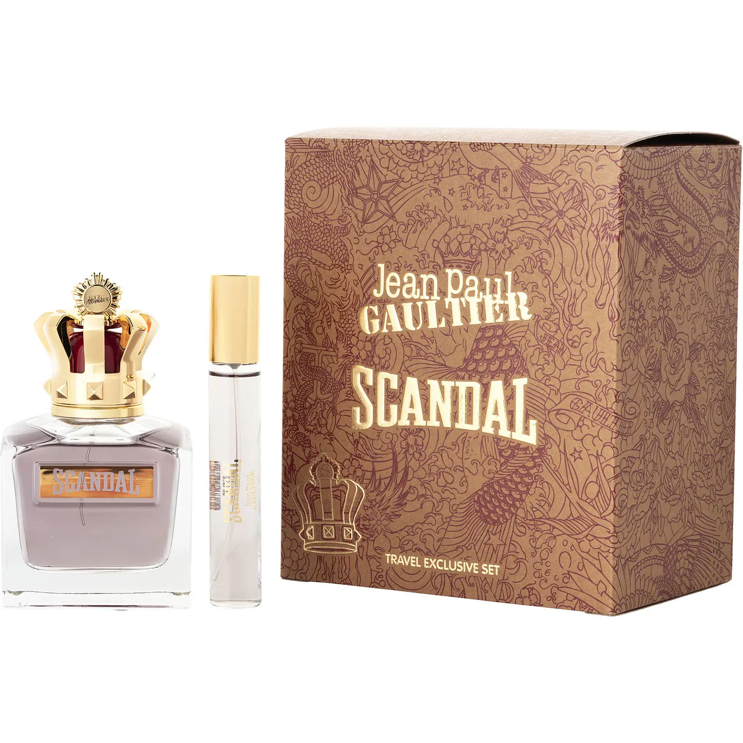 Jean Paul Gaultier Scandal Pour Homme Set-Edt Spray 3.4 Oz & Edt Spray 0.68 Oz For Men Jean Paul Gaultier Scandal Pour Homme Set-Edt Spray 3.4 Oz & Edt Spray 0.68 Oz For Men