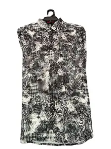 VS100L - FPJS - S11126-6- Black - Vaquero Signature Fashion Printed Shirts
