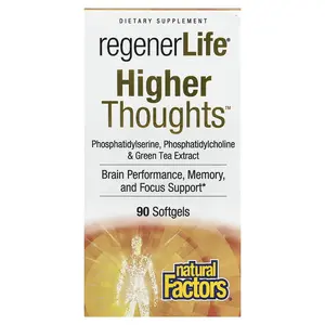 Natural Factors RegenerLife®, Higher Thoughts™, 90 Softgels