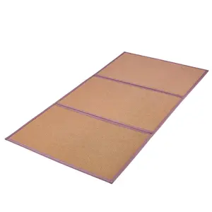 VEVOR Japanese Tatami Mat,  , 80 x 39 in Foldable Handwoven Natural Rattan Tatami Mat, Non-Slip & Easily Cleaned Japanese Tatami Floor Mat, Summer Breathable Sleeping Mat for Meditation Yoga Relaxation