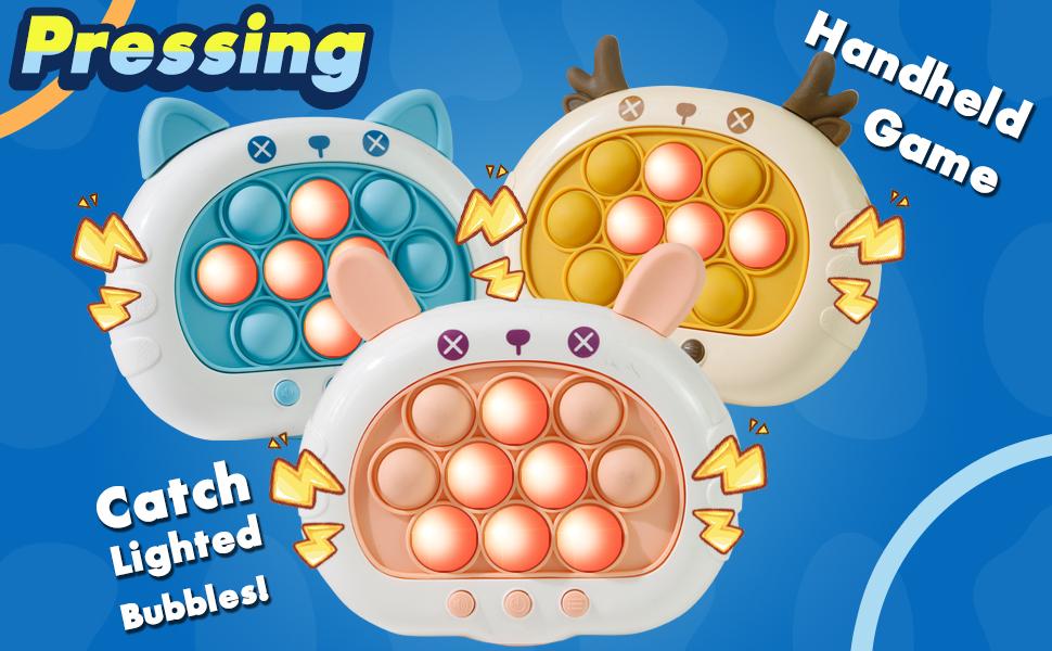 Fast Quick Pop Push Game Cute Animals Quick Push Children's Toys 3rd Generation Stress Relief Fidget