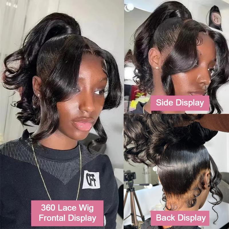 360 HD Full Lace Front Body Wave Wigs Human Hair Transparent Body Wave Lace Front Wig 13x6 Lace Frontal Wigs For Black Women TikTokShopBlackFriday
