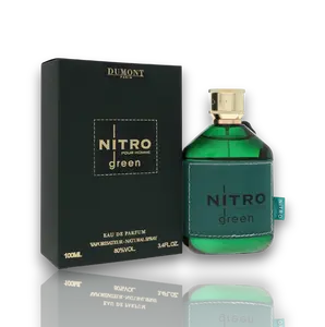 Dumont Paris | Nitro | Green | Eau De Parfum | Unisex Fragrance | 100 ML | Vanilla, Saffron and Jasmine