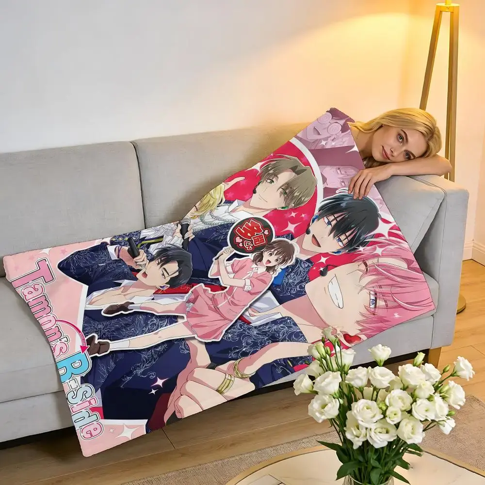 High-Density Short Plush Throw Blanket - Comf, Buttery Soft, Curl-Up Option for Sofa Naps & Air-Conditioned Rooms, Skin-Friendly Tamon-kun Ima Dotchi Tamon's B-Side Blanket, Comf Blankets, Buttery Soft Blankets