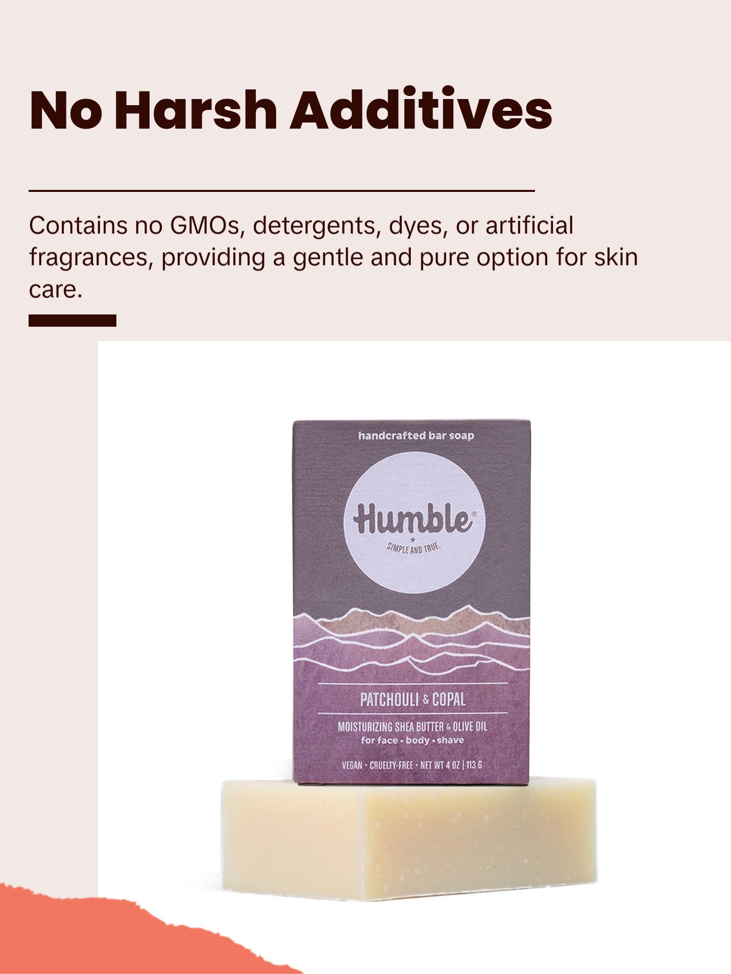 Humble Brands Moisturizing Patchouli & Copal Bar Soap Humble Brands Moisturizing Patchouli & Copal Bar Soap