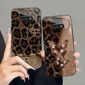 Suitable for [Galaxy S10e] high-end women's phone case🤩，the pattern is printed, not glitter; various leopard print patterns are available，drop-resistant and fingerprint-proof YM99