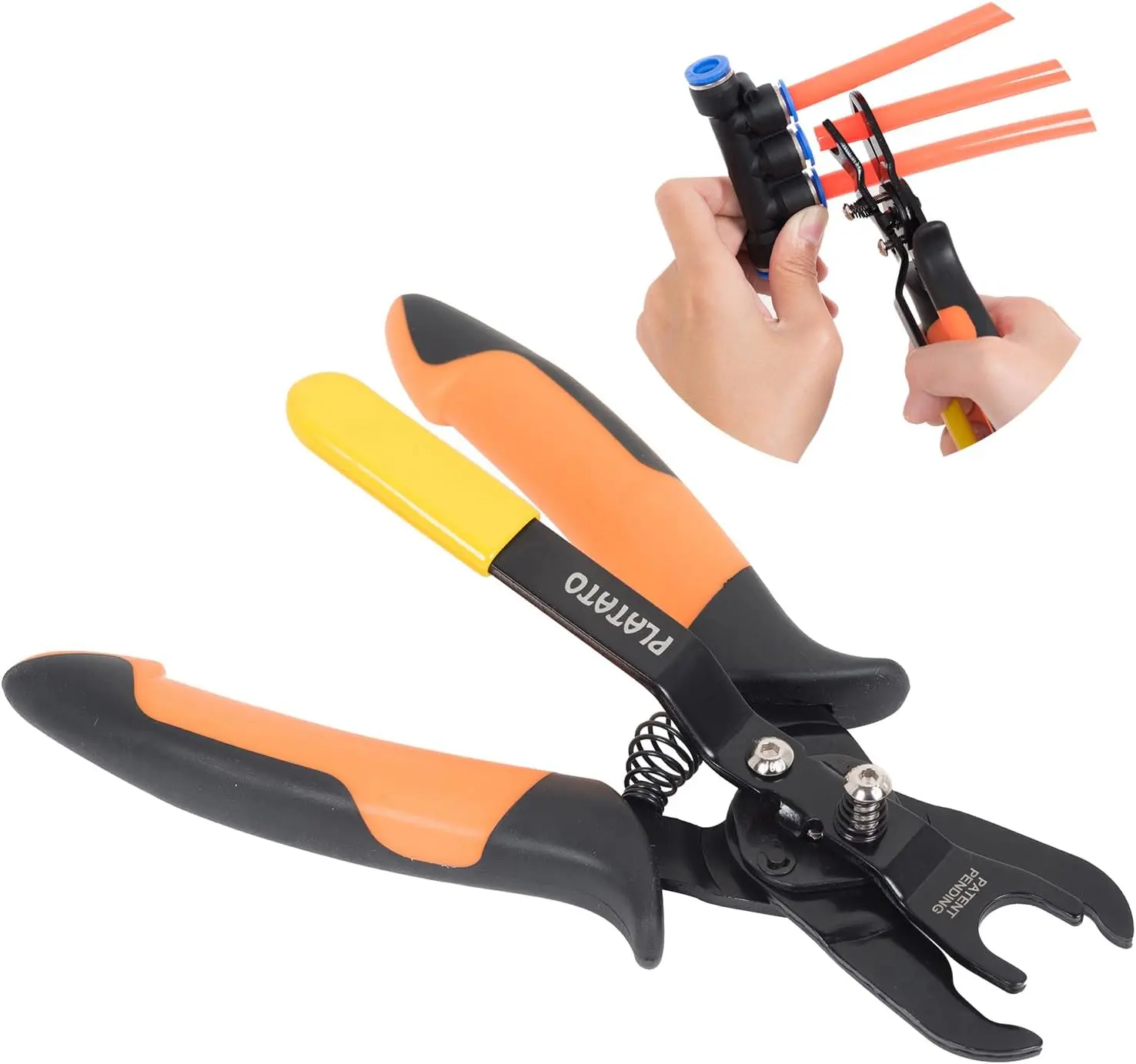 Push to Connect Fittings Disconnect Tool Air Line Removal Tool for 3/8”, 1/2” (10-12mm) Pneumatic Air Hose Quick Connect Fittings Quick Release Pliers