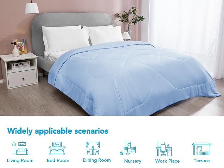 Deconovo Double-Sided Cooling Blanket – Cool Touch & Soft Comforter, Absorbs Body Heat, Sweat-Wicking & Breathable for Hot Sleepers