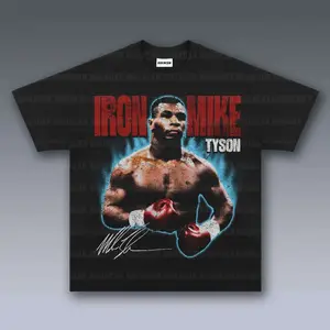 VINTAGE TEE | MIKE TYSON, Prints Vintage T-Shirt, Boxing Shirt, Boxer Shirt, UFC Shirt, Graphic Tee, Unisex Cotton T-Shirt, Trendy Gift T-Shirt Top Menswear Underwear Streetwear