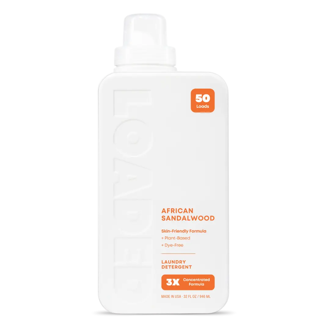 Loaded Laundry Detergent - 50+ Loads - Plant-Based, 3x Concentrated, Phosphate, Paraben & Dye Free, Made in USA