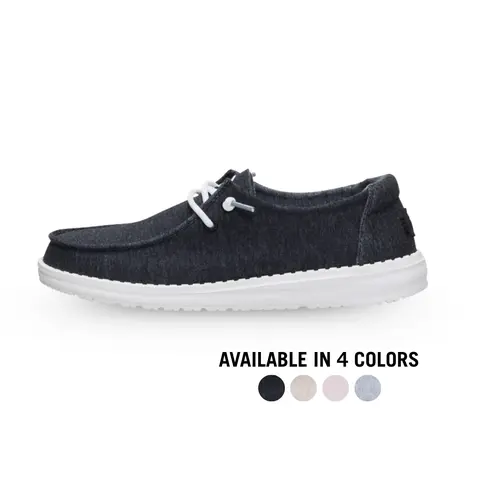HEYDUDE Wendy Stretch Jersey - Comfortable Slip on Shoes for Women
