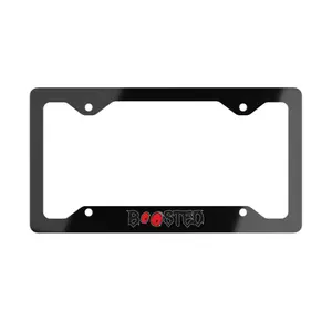 "BOOSTED" Monster Eyes License Plate Frame | JDM & Project Car Accessory