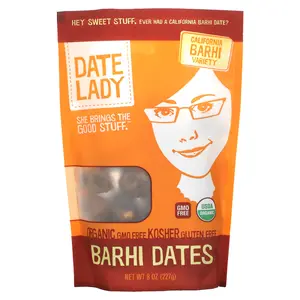 Date Lady Organic Barhi Dates, 8 oz (227 g)
