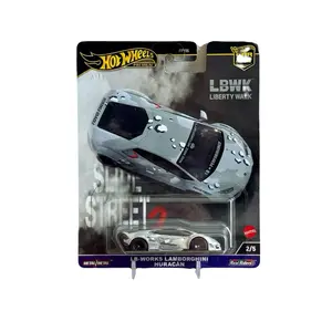 Hot Wheels Premium LB-Works Lamborghini Huracan Liberty Walk LBWK Slide Street 2 1:64 Diecast Car
