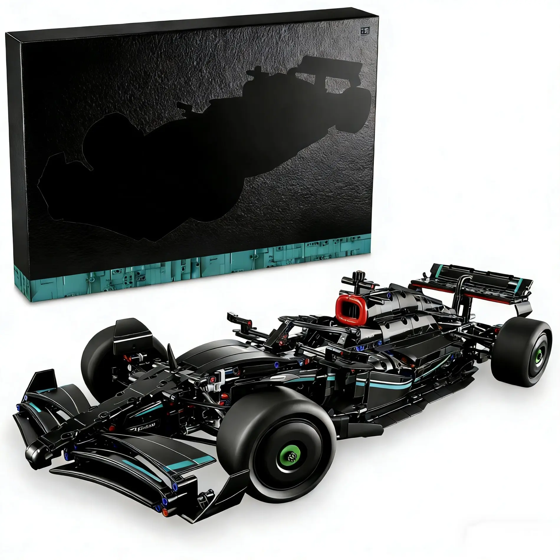 25 inches Car Building Set for Adults, W14 - Room or Office Decor for Men & Women, Ages 18+ - Gifts for Fathers Day - Authentic Details