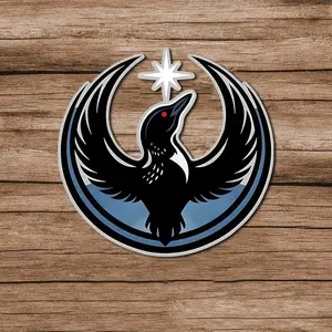 Minnesota Rebel Alliance Sticker, MN State Bird Loon Protest Sticker, Political Resistance Vinyl Sticker