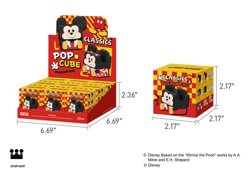 POP MART Disney Classics POP CUBE-1 Series Figures
