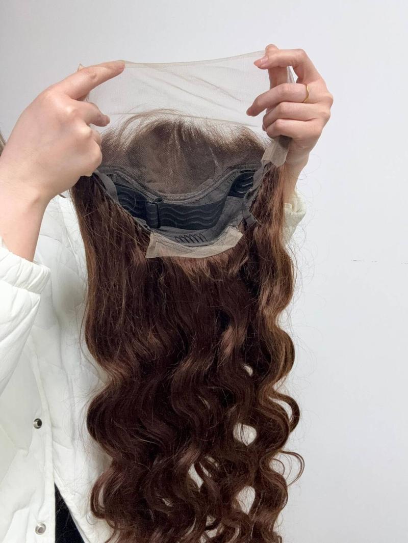 Bling Hair 30 32inch Chocolate Brown Body Wavy 13x4 Transparent Lace Front Human Hair Wigs Pre-plucked 180Density 13x6 Frontal Transparent Lace Wig For Women TikTokShopBlackFriday