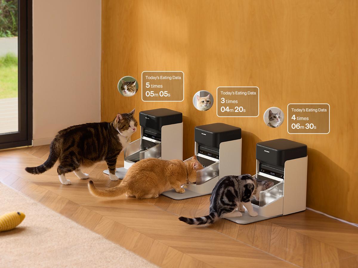 PETLIBRO RFID Automatic Cat Feeder,5G Wi-Fi pet feeder with 3L capacity, app control, and collar tag sensor for 1-10 programmable meals PETLIBRO RFID Automatic Cat Feeder,5G Wi-Fi pet feeder with 3L capacity, app control, and collar tag sensor for 1-10 programmable meals